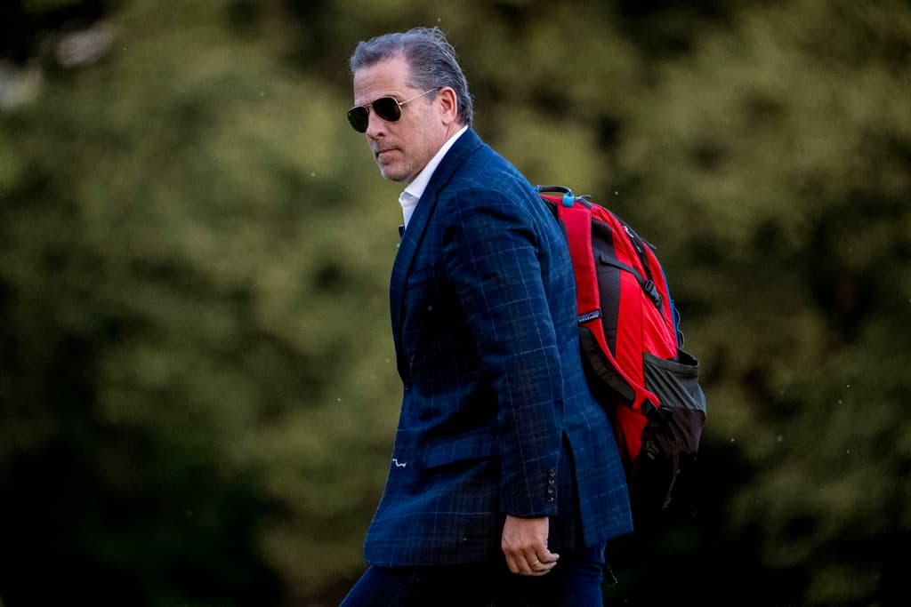 AP/Andrew Harnik Hunter Biden at Fort McNair, June 25, 2023, at Washington.